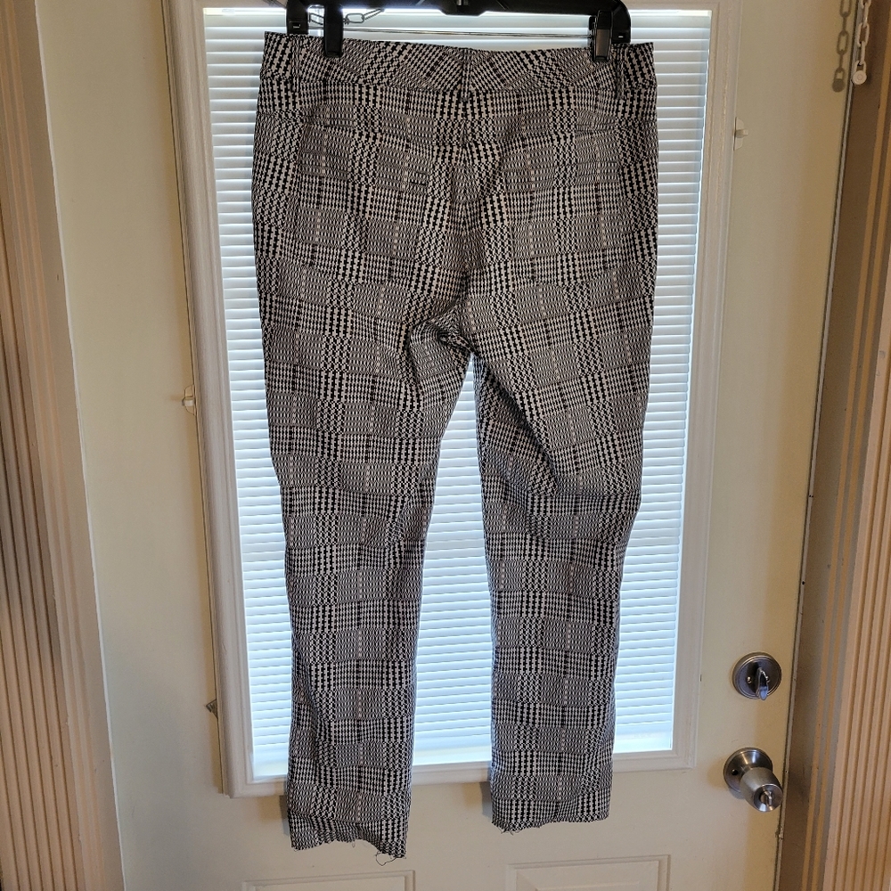 J. McLaughlin Plaid Work Pants Business Slacks